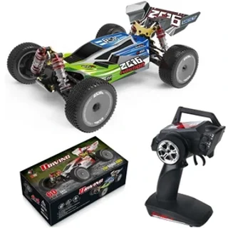 ماشین کنترلی WLTOYS 144001 آفرود 4WD | باگی حرفهای 1:14 با شاسی فلزی و سرعت 60 کیلومتر بر ساعت